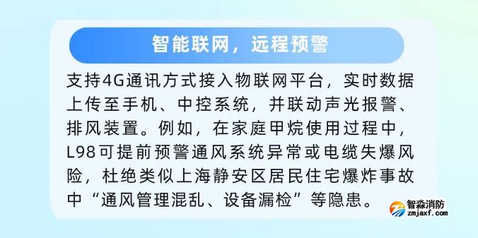 依愛消防JT-EI-L98型家用可燃氣體探測器產(chǎn)品特點